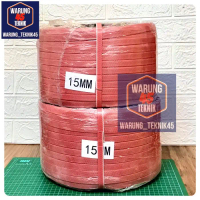 PLASTIK STRAPPING STRAPING BAND 15 MM BERAT 7 KG TALI KUNING STRAPING