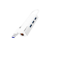【TOTOLINK】U1003 USB 3.0 轉RJ45 Gigabit 網路卡+集線器(輕薄筆電好朋友)