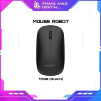 MOUSE ROBOT M390 (BLACK, PURPLE, GREY) BLACK