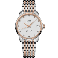 MIDO美度 官方授權 Baroncelli Heritage 纖薄機械女錶-M0272072201600