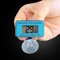LCD Digital Aquarium Thermometer with Probe Suction Cup Fish Tank Water Electronic Thermometer Measurement