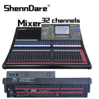 ShennDare M32 Professional Digital Mixer 32 Channels DJ Mixer Audio Console Mixing Table Record Equipment Audio Processor Stage