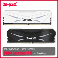 GMOG DDR4 Gaming RAM Desktop 8GB 16GB 32GB 3200MHz 3600MHz XMP Overclocking DDR4 Dimm with Heatsink 