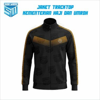 SUGIH WARAS Jaket Tracktop Olahraga Pria – Tema Kementerian Haji dan Umroh | Sporty Casual Int:XL