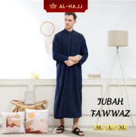 AL HAJJ Jubah Gamis Pria Dewasa/Jubah Fawwaz Pria Terbaru/Jubah Pria Bahan Adem/Gamis Polos Pria