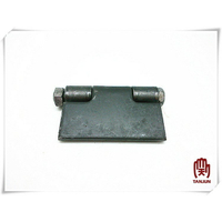 5/8" x 4" / 6" x 8mm 黑鐵厚紐 後紐 後扭 後鈕 后鈕 厚鈕 轉軸 門片 旋轉片 門軸 [天掌五金]