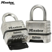 Master Lock 1174 Combination Lock Series Stainless Steel Anti-theft Waterproof Padlock Home Dormitory Outdoor Combination Lock