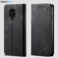 For Xiaomi Redmi Note 9 Pro Wallet Case Magnetic Book Flip Cover For Redmi Note 9S Denim Leather Phone Bag Kickstand Card Holder