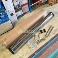 กระบอกไส้กรอง RO 4040 Vessel Membrane กระบอกเวสเซลล์ 4040 (4\x40\")Housing Stainless พร้อมอุปกรณ์"
