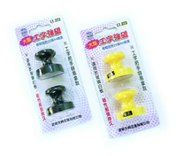 雷鳥 工字強磁(大) 32x36 mm 強力磁鐵 / 2入 /卡  LT-323 (顏色隨機出貨)