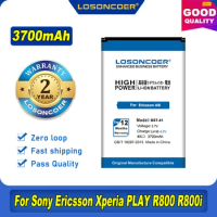 100% Original LOSONCOER 3700mAh BST-41 BST 41 Battery For Sony Ericsson XPERIA A8i M1i X1 X2 X10 X1a X2a Play Z1i X10i