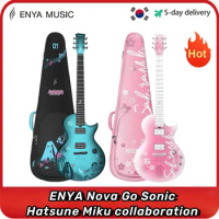 ENYA Nova Go Sonic Carbon Fiber Smart Electric Guitar With Bag Pink/Blue/Black/white