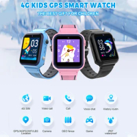 4G Connected Kids Smartwatch SIM Card Positioning Safety Smart Watch Waterproof Camera Photo Video Call Smart Watch For Children
