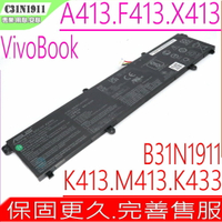 ASUS C31N1911 B31N1911 電池(原裝) 華碩 A413,F413,K413,X413,M413,F413FF,X413FF,TM420IA,TM420UA,A413FF,K433FA,R428FF,S4600FA,TP420IA,TP470EA,TP470EZ,V4050FA,V4050FF,V433FA,V4050FA,V4050FF,V433FA,TM420I X1402Z,X1702ZA,X421,M1502,M1702