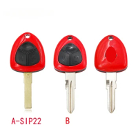 High-Quality 3-Button Remote Key shell with Logo for Ferrari 458 Flat Blade