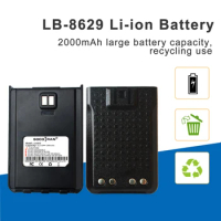 SocoTran FB-8629 Battery LB-8629 2000mAh Li-ion Battery for FB-8629 Ham Radio Walkie Talkie 7.4V Battery Accessories