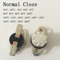 5PCS KSD301 Normally Closed NC Thermostat Temperature Thermal Control Switch DegC 45/50/55/60/70/80/85/90/95/100/105/120/135/180