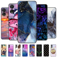 For TCL 505 Case Cover For TCL 50 SE Silicone Soft Marble Black Bumper Funda Coque for TCL 50 5G Full Protective TCL505 TCL50 SE