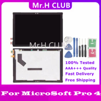 100% LCD Display Touch Screen Digitizer Sensors Assembly Panel Replacement For Microsoft Surface Pro 4 1724 12.3 Inch Pro4 NEW