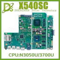 KEFU X540SC Mainboard For ASUS X540SC X540S Laptop Motherboard N3700 N3050 CPU 4G Memory N15V-GL1-KA-A2 Graphics Card 100% Test