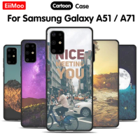 EiiMoo Soft TPU For Samsung Galaxy A51 For Samsung A71 Case Cover Silicone Back Coque For Samsung Galaxy A71 A51 Cases