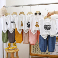 Bộ 2 Món Áo Vest Sando Terno, Dành Cho Bé Gái, Trẻ Em Và Bé Trai, Bộ Áo Liền Quần Không Tay Mùa Hè, 