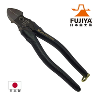 【FUJIYA日本富士箭】強力型斜口鉗-偏芯薄刃175mm(黑金) 7700N-175BG