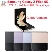 Samsung Galaxy Z Flip 4 Flip4 5G Global Version F721B 6.7" 8GB 128/256GB NFC Snapdragon Foldable Original 95% New Cell Phone
