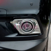 For Nissan X-trail Xtrail 2014 2015 2016 Chrome Fog Lamp Trim High-end Foglight Cover Light Panel Car Styling Accessories