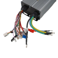 High Quality 3000W Brushless Hub Motor Controller 80A Current Limit Fits Most E Bikes and E Scooters 48V/60V/72V Voltage Options