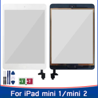New Touch Screen Glass Panel For iPad Mini 1 2 A1432 A1454 A1455 A1489 A1490 A149 TouchScreen Digitizer Sensors + IC Chip