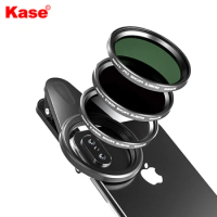 Kase Magnetic Phone Lens CPL Filter Kit,Circular Polarizer ND Light Pollution Filter with Lens Clip for iPhone Samsung Xiaomi