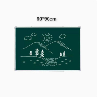 掛式磁性白板（單面綠板銀色邊框 60*90cm） 