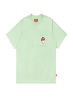 MALBON X COCA COLA SPENCERIAN BLOCK T-SHIRT สี AQUA