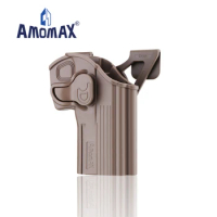Amomax Tactical Paddle Polymer Holster, Suitable for CZ 75D, Compa, Taurus 24, 7, FED Series Pistols