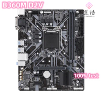 For Gigabyte B360M D2V Motherboard 32GB LGA 1151 DDR4 Micro ATX B360 Mainboard 100% Tested Fully Work