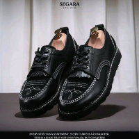 EXODOS57 | SEGARA Sepatu Kulit Pria - MARIMBO BLACK Shoes