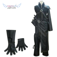Final Fantasy FF7 Cloud Strife Cosplay Outfit PU Leather Carnaval Costume Halloween Christmas Costume for Men and Women