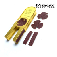 Ultimate Cue Tip Billiard 5 in 1 Cue Tool Stik Billiard
