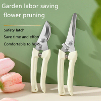 Straight Elbow Stainless Steel Garden Secateurs Pruning Shears Metal