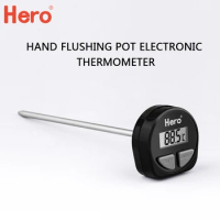 Electronic Thermometer Digital Electronic Thermometers Kitchen Food Oil Thermometer Household BBQ Thermometers Coffee Accessorie