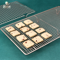 冷卻網/冷卻架 烘焙架子晾網不沾餅干面包冷卻架烘培工具吐司蛋糕冷涼架碳鋼不粘『XY33521』