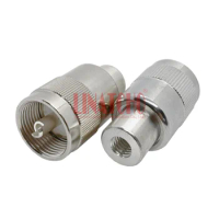 RG142 LMR195 RG58U Cable UHF Solder Plug PL259 Male Connector for VHF Radio and AIS Receivers