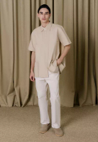 JENNA & KAIA Jenna and Kaia - Vian Top Butter Cream - Kemeja Pria