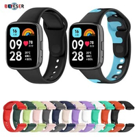 Silicone Strap For Redmi Watch 3 Active/Lite Fashion Sports Replace Watchband Wristband SmartWatch Adjustable Bracelet Accessori