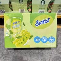 山姆代購新奇士陽光玫瑰青提烏龍氣泡茶飲料24罐果汁氣泡茶飲料