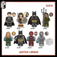 Liên Minh Công Lý Justice League BatMan Cyborg AquaMan Flash Mera Mô Hình DC Minifig Super Hero Siêu