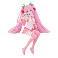 Judai Original Furyu Noodle Stopper VOCALOID Hatsune Miku Sakura Miku 2024 PVC Action Figure Model Doll Toys