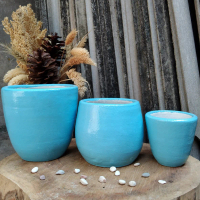 Paket Hemat Pot Gerabah Tanah Liat Warna Pastel Pot Bunga Tanaman Hias Claypot Custom Warna Ukuran 6