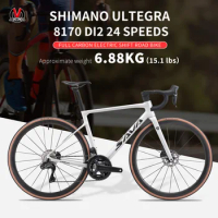SAVA full carbon road bike electronic shifting road bike T1000 frame 24 speed ultra-light 6.88 kg with SHIMAN0 Ultegra 8170 Di2